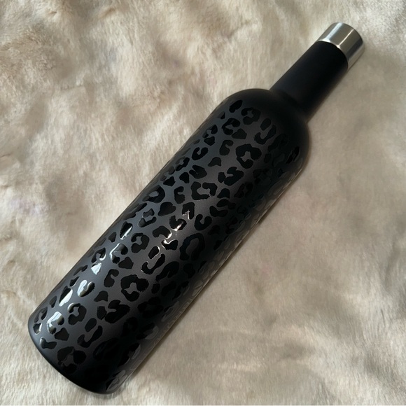 NEW! BRUMATE Onyx Leopard Winesulator 2.0 Wine Canteen 25oz New in Box GORGEOUS! - Picture 6 of 16